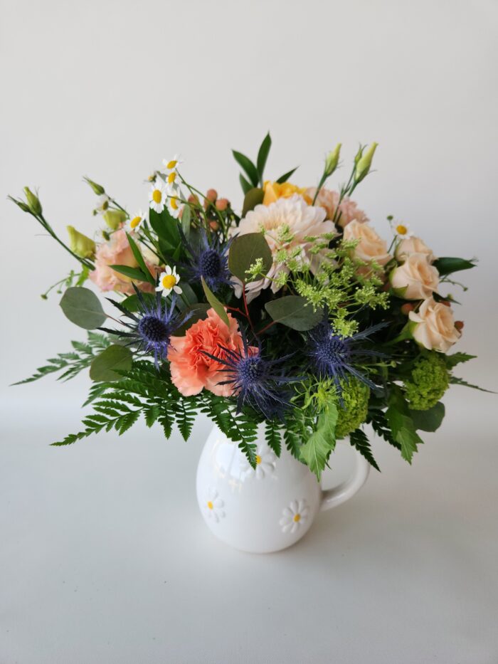 Darling Daisy Pitcher Arrangement - Image 3