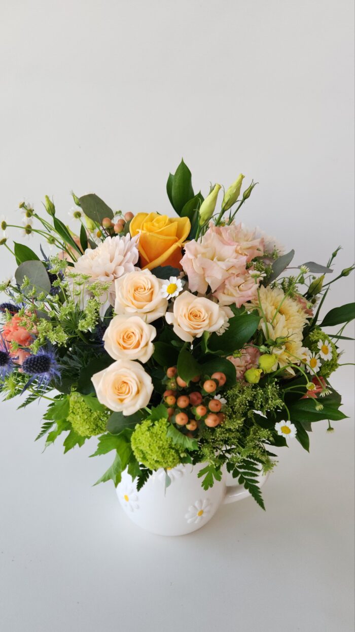 Darling Daisy Pitcher Arrangement - Image 2